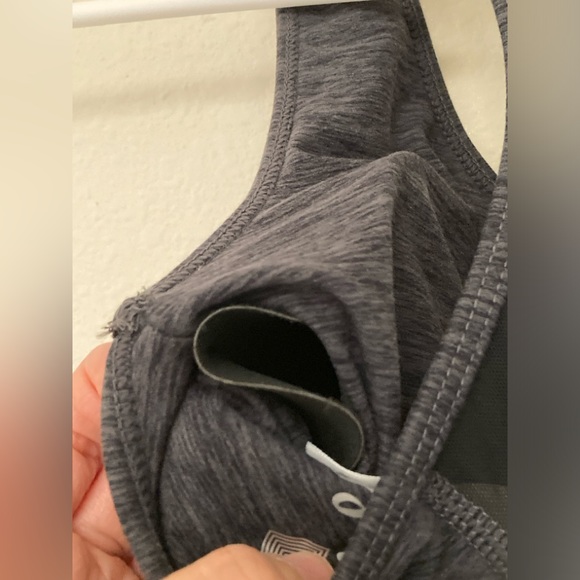 LuLaRoe Rise Invincible Sports Bra - dark heather grey, sz S. - Picture 12 of 12